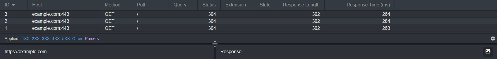 Resizing panes.
